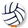 Volleyball Topper Eraser